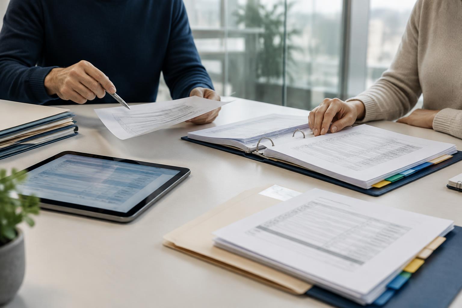 Detailed review of records and supporting documentation